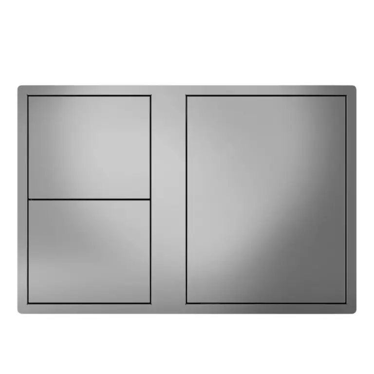 BeefEater Stainless Steel Single Door and Double Drawer - Front