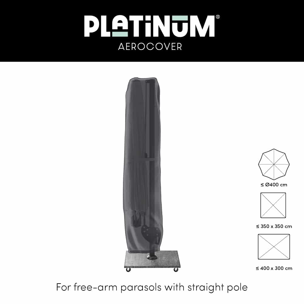 Platinum AeroCover Free-Arm Parasol Cover H292x60/65
