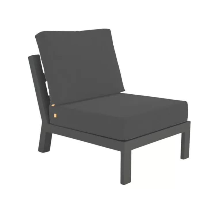 Timber Lounge Corner Sofa Middle Element in Lava Carbon - Garden Furniture at The Outdoor Scene