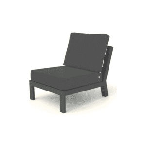 Timber Lounge Corner Sofa Middle Element in Lava Carbon - Garden Furniture at The Outdoor Scene