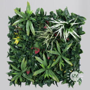 UV-Protected Green Wall Mat - 50x50cm Artificial Hedge Panel