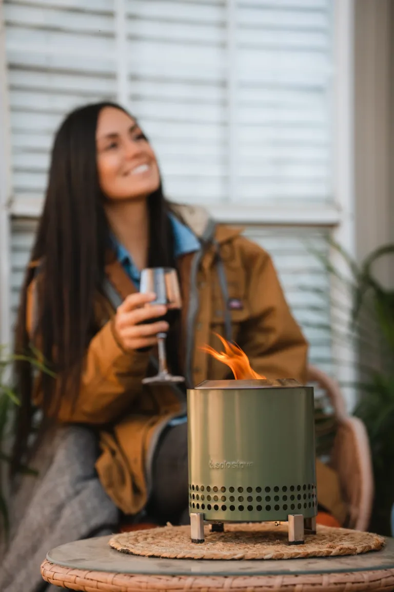 outdoor.ie-Solo stove Mesa XL tabletop firepit Deep olive for sale in Dublin, Ireland