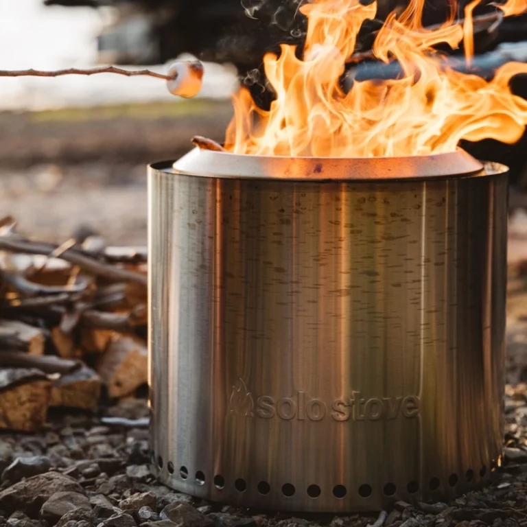 Solo Stove outdoor scene ranger firepit smokeless firepit for sale in Dublin Ireland, wood firepit