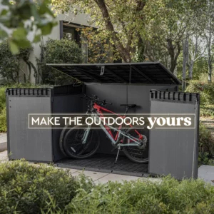 Outdoor Scene, Grande store, storage box +shed for sale in Dublin, best price, budget friendly, extra discount