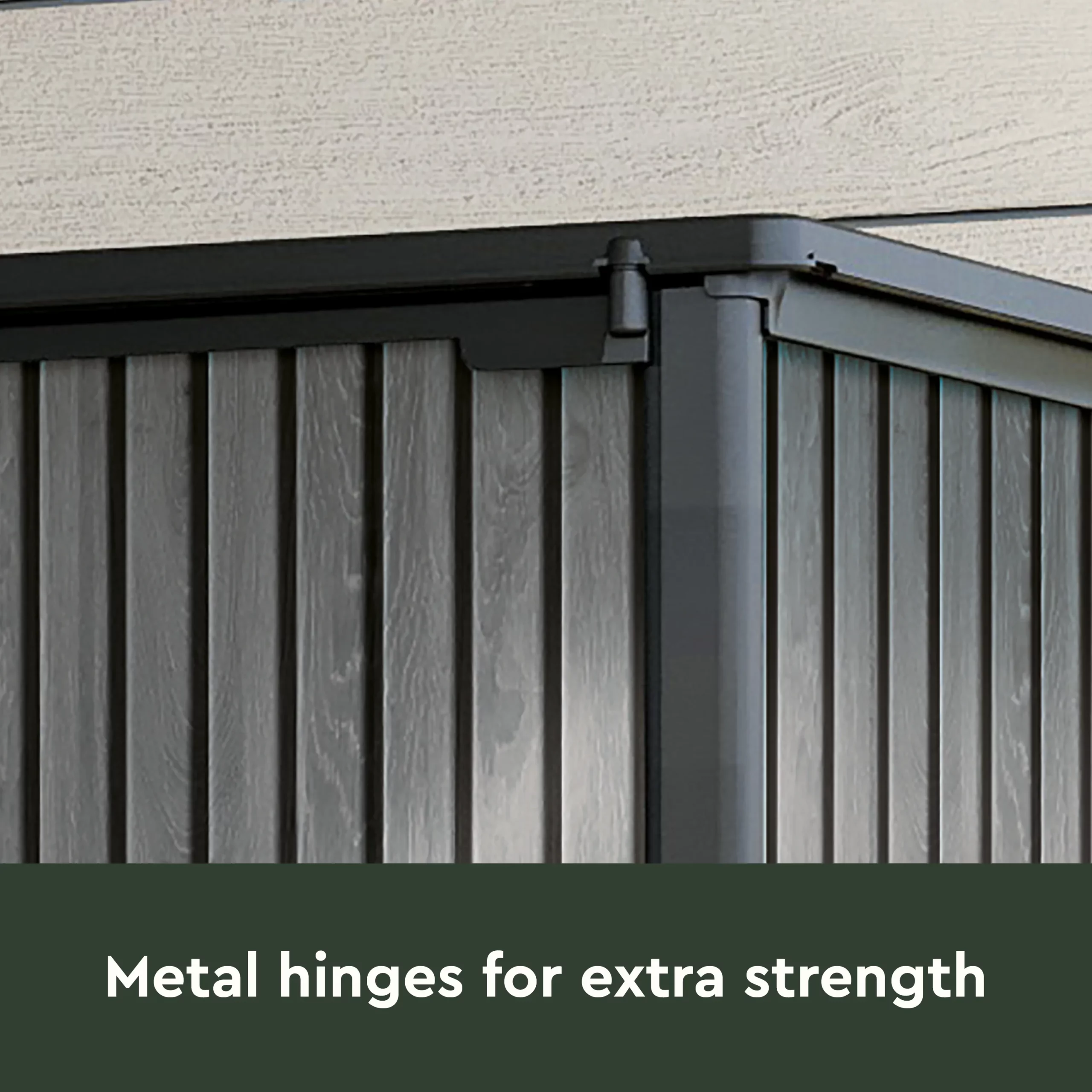 High Store Outdoor Storage Shed- Venetian Grey