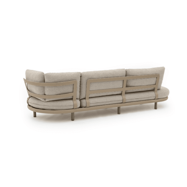 Cloud Straight 3-Seat Open Sofa with Side Cushion