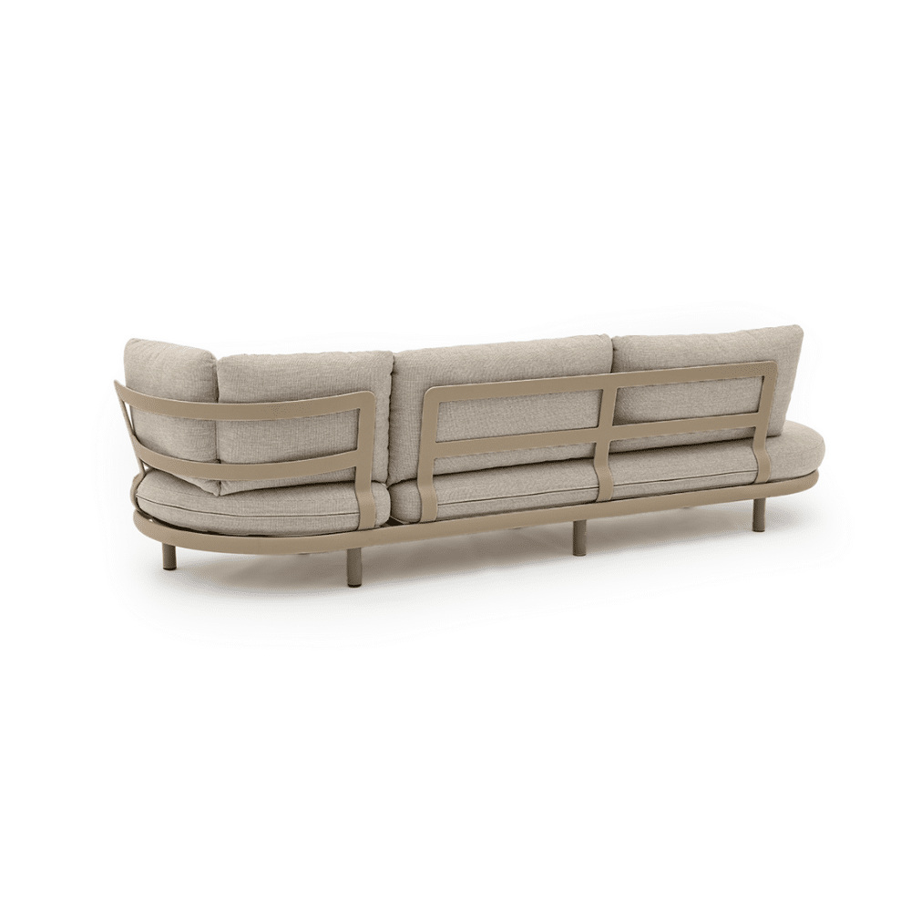 Cloud Straight 3-Seat Open Sofa with Side Cushion