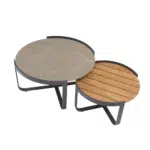 Bloom Teak Top Coffee Table 60cm