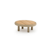 cloud outdoor coffee table with teak wood top