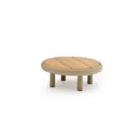 Cloud Teak Top Coffee Table 60cm