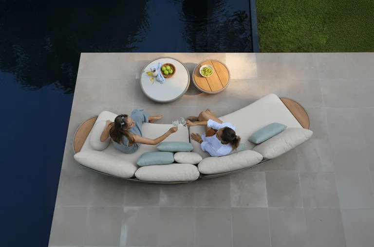 cloud curved outdoor sofa dublin garden furniture for sale