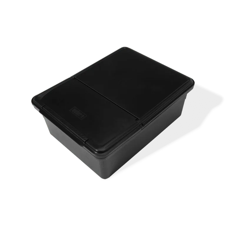 Weber Latest accessories, weber works, outdoor storage bin only for latest BBQs