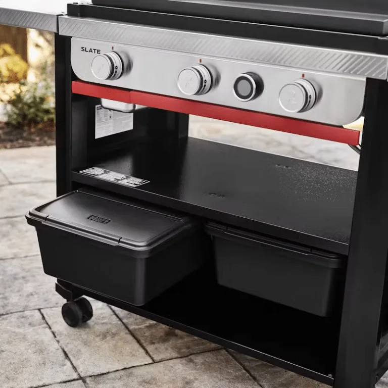 Weber Latest accessories, weber works, outdoor storage bin only for latest BBQs lifestyle