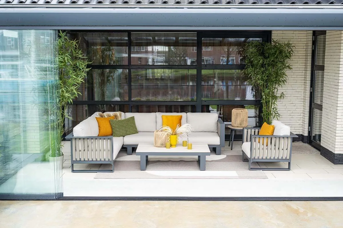 Premium Cyprus Outdoor Corner Sofa set for sale in Dublin. The Best Furniture shop that offers high quality hand picked, unique outdoor furniture.