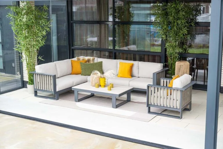 Premium Cyprus Outdoor Corner Sofa set for sale in Dublin. The Best Furniture shop that offers high quality hand picked, unique outdoor furniture.