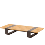 DOX Teak Top Coffee Table 120cm