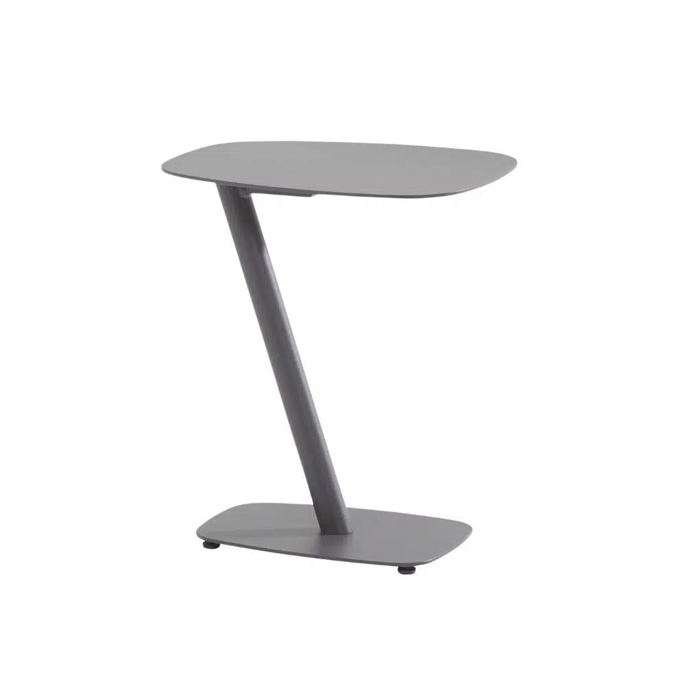 Panino aluminium side table on orlando corner set in lifestyle environment. For sale from outdoor scene., Dublin 14