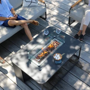 Fogo Outdoor Gas Fire Pit Rectangular