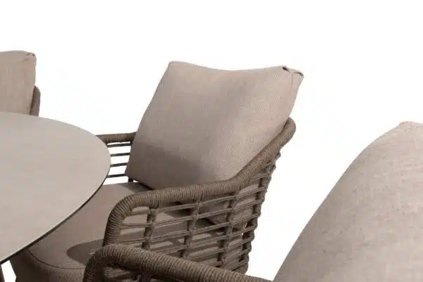 Puglia Chairs and Donato Low Dining Set