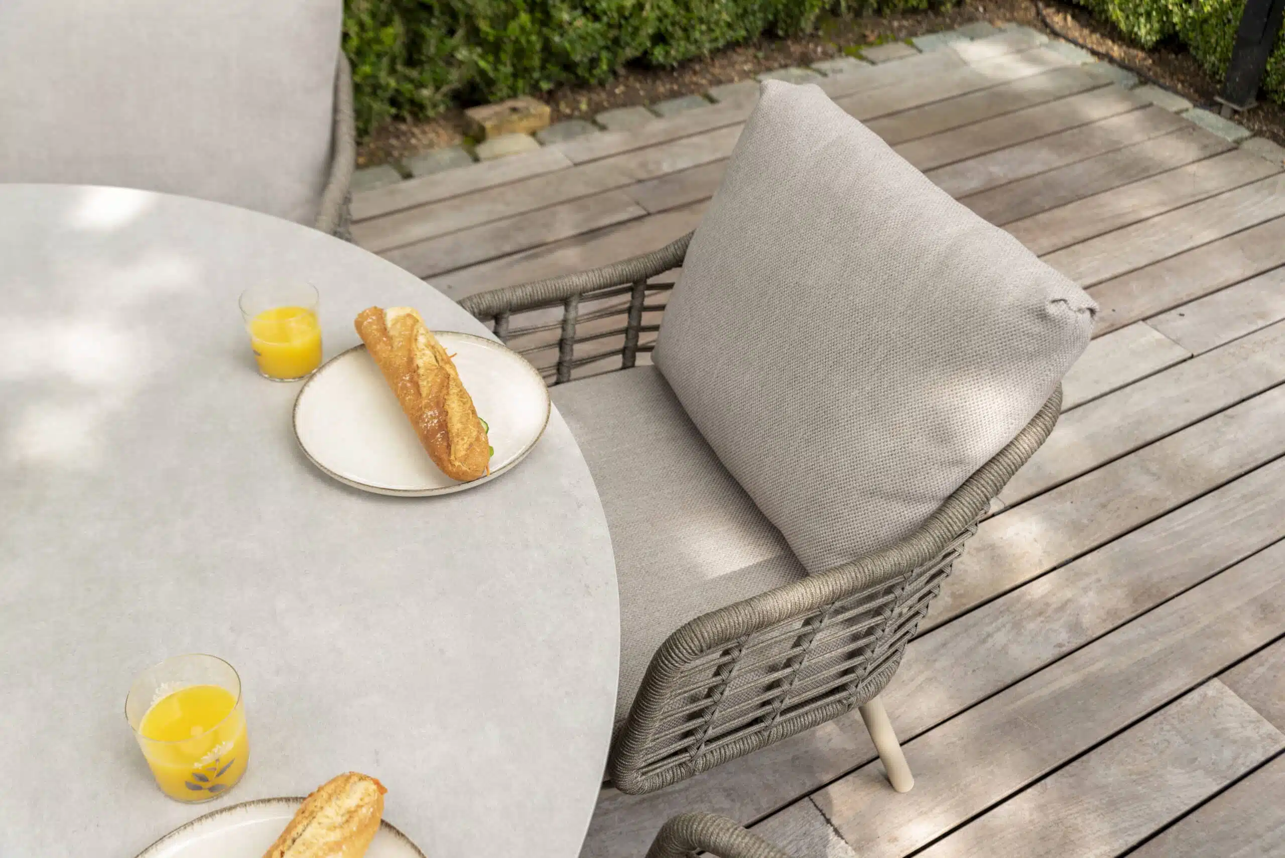 Puglia Chairs and Donato Low Dining Set