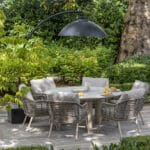 Puglia Chairs and Donato Low Dining Set