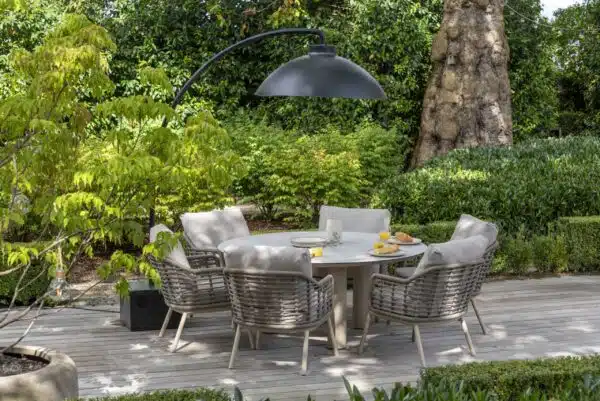 Puglia Chairs and Donato Low Dining Set