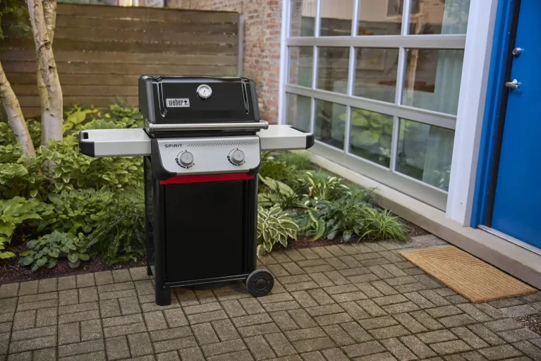 Launching 2025 Weber Spirit II E-210 lifestyle full view of Gas Barbecue - Weber Gas Barbecues For Sale in Dublin Ireland at new price. Buy now