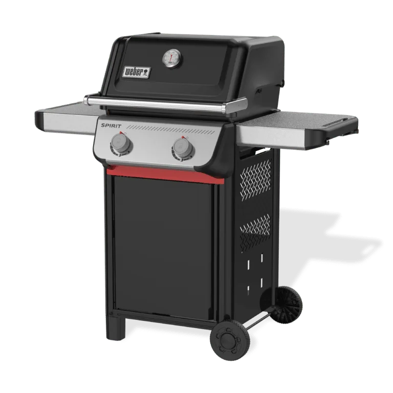 Launching 2025 Weber Spirit II E-210 Gas Barbecue - Weber Gas Barbecues For Sale in Dublin Ireland at new price. Buy now. Side view of the BBQ
