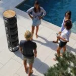 Totem Stacking Stool Tower Taupe