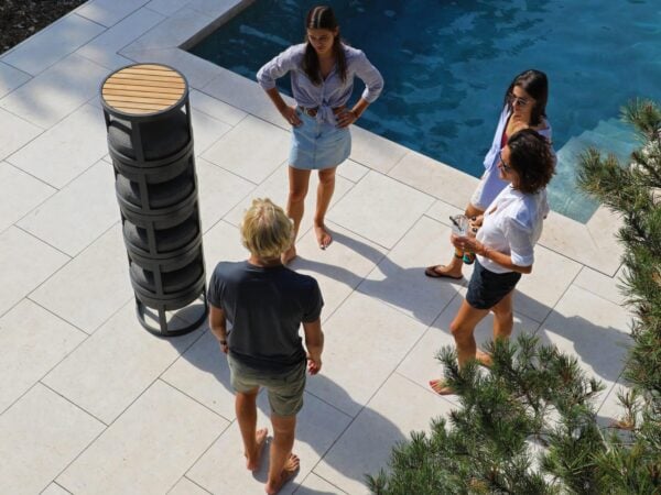 Totem Stacking Stool Tower Taupe