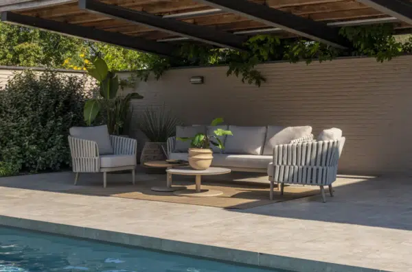 Eva 3 piece Garden Furniture Sofa Set