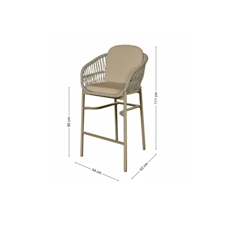 bari bar stool dimensions