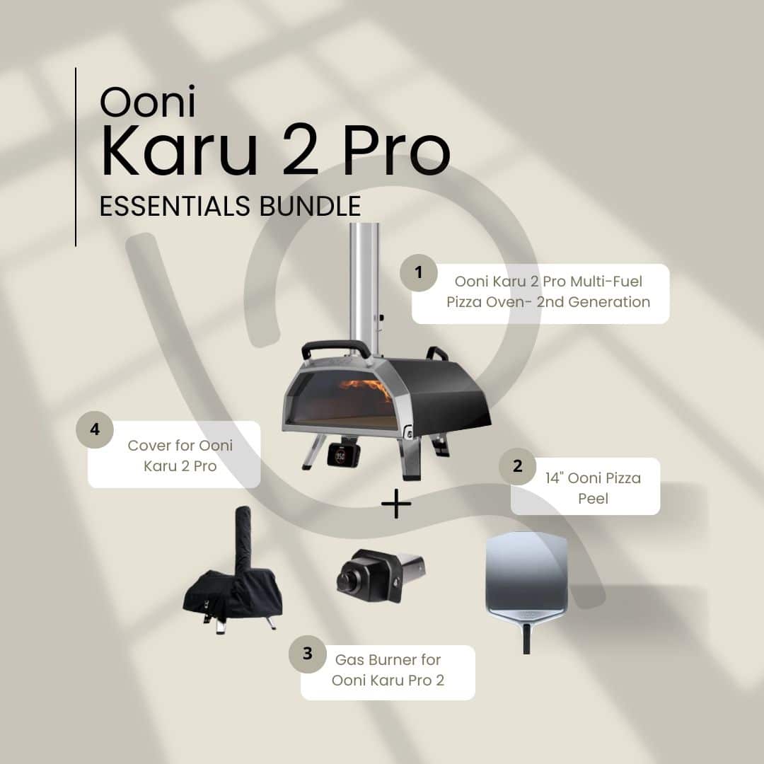 Ooni Karu 2 Pro Essentials Bundle Outdoor Pizza Oven