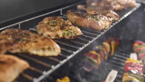 Cook Outdoors with Weber Genesis E 415 with warming rack, best time to buy, BBQ outdoors with Weber.