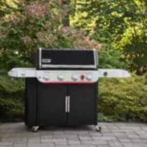 All New Weber Genesis EP 435w 4 burner branded, versatile gas Grill barbecue for Sale in Ireland, outdoor BBQ Weber on sale 2025. lifestyle