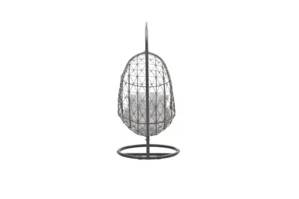 Panama Egg Swing Chair – Taupe Rope – Hanging Garden Chair