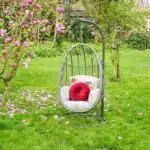 Panama Egg Swing Chair - Taupe Rope - Hanging Garden Chair