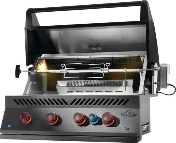 Napoleon Built-In BBQ 700 Series with rear burner | Matt Black