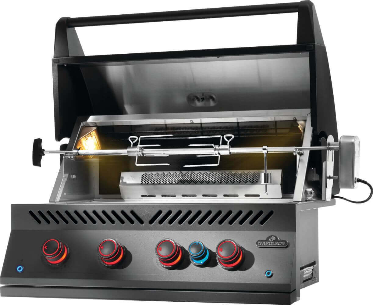 Napoleon Built-In BBQ 700 Series with rear burner | Matt Black
