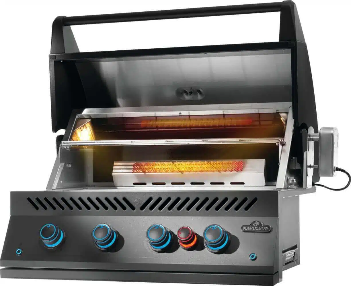 Napoleon Built-In BBQ 700 Series with rear burner | Matt Black