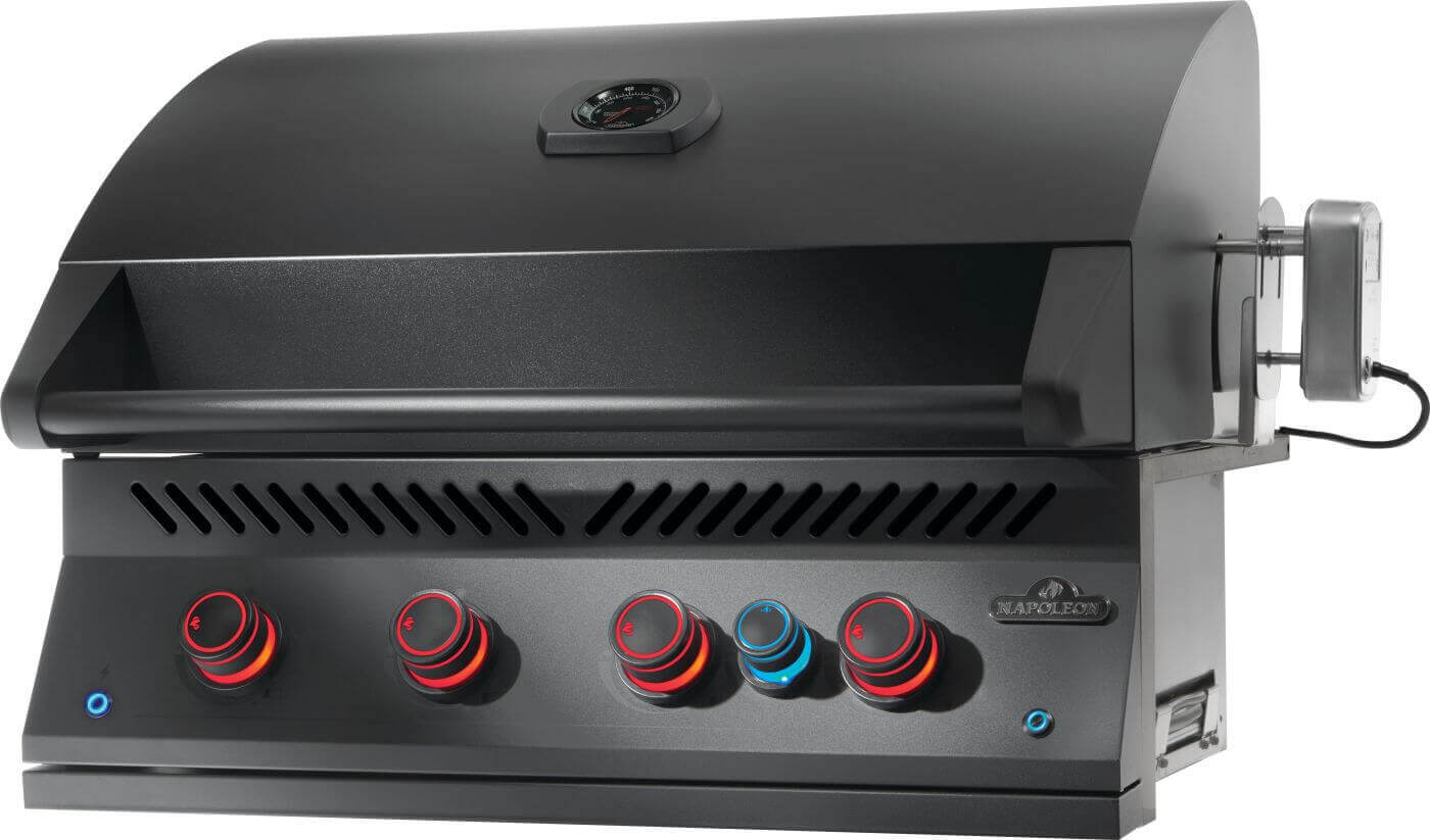 Napoleon Built-In BBQ 700 Series with rear burner | Matt Black