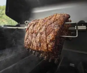 Weber Genesis E 415 with warming rack