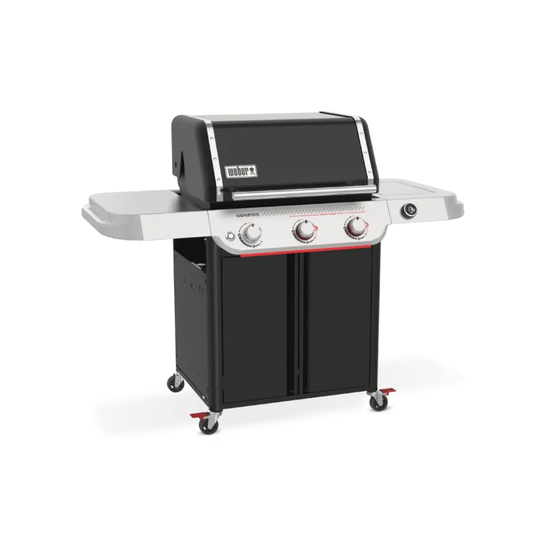Buy All New Weber Genesis E 325W gas grill branded BBQ main image, versatile gas barbecue Sale in Ireland, outdoor BBQ Weber on sale 2025
