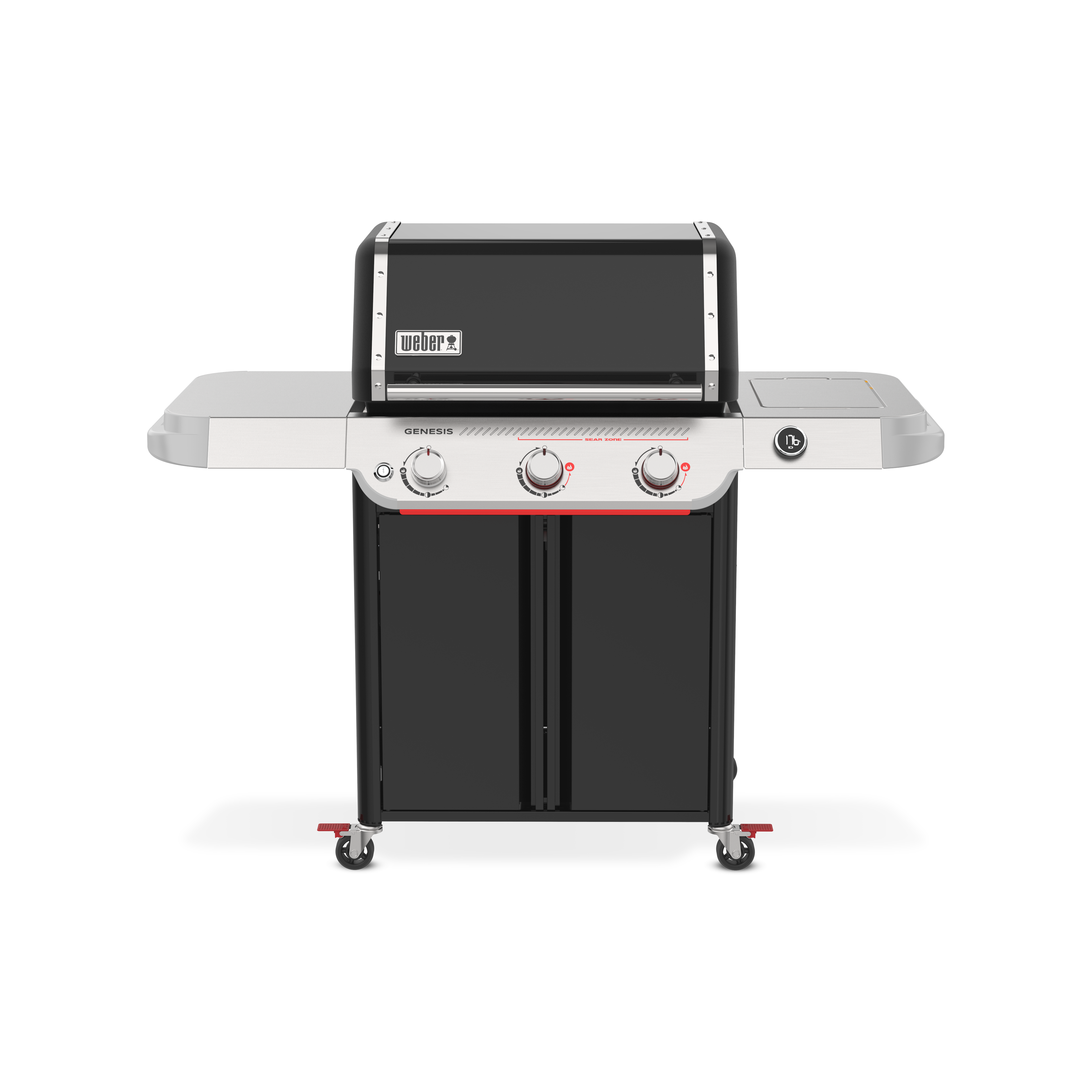 Buy All New Weber Genesis E 325W gas grill branded BBQ main image, versatile gas barbecue Sale in Ireland, outdoor BBQ Weber on sale 2025