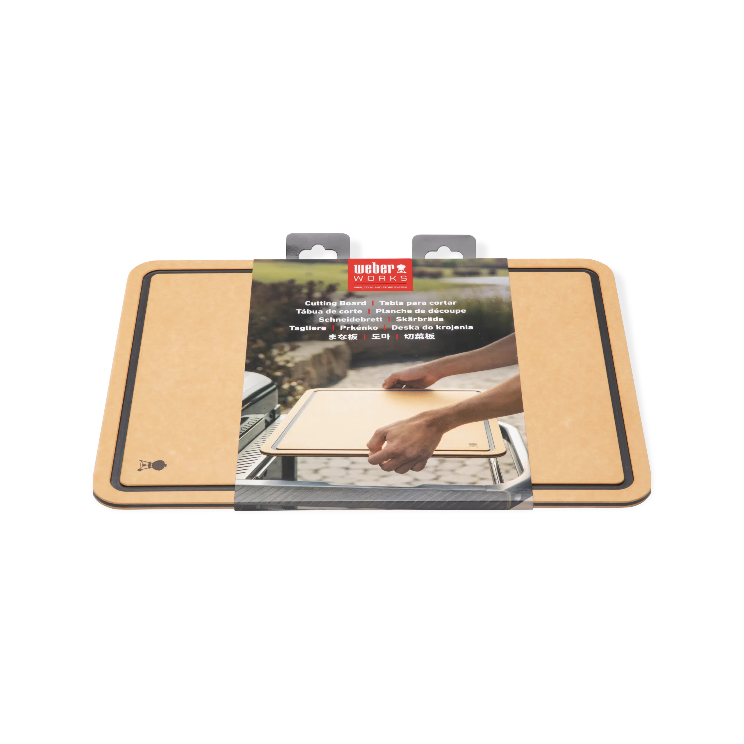 Weber BBQ accessory Weber works cutting board, fits only slate 76cm Weber BBQ.