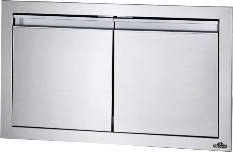 Napoleon Built in BBQ Island double door 30 inch x 16 inch stainless steel door for sale in Goatstown
