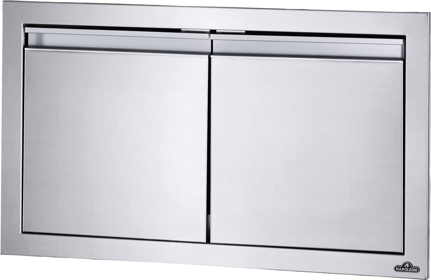 Built In 30 x 16 Inch Small Double Door | Stainless steel