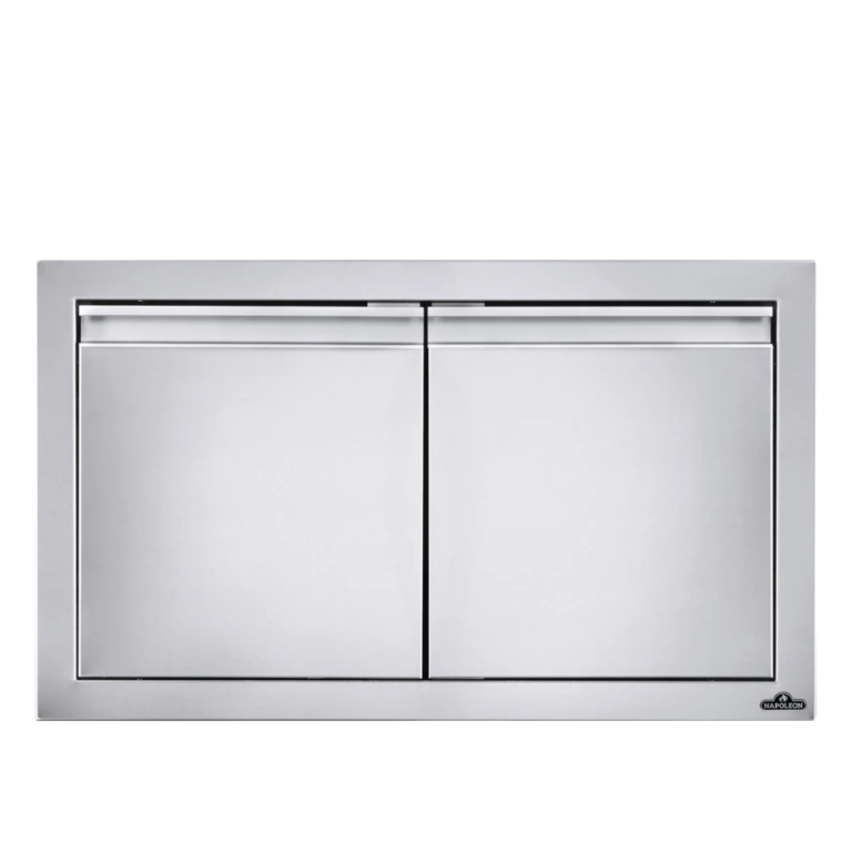 Napoleon Built in BBQ Island double door 30 inch x 16 inch stainless steel door for sale in Goatstown