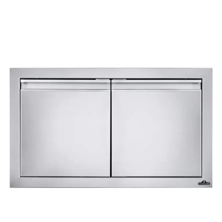 Napoleon Built in BBQ Island double door 30 inch x 16 inch stainless steel door for sale in Goatstown