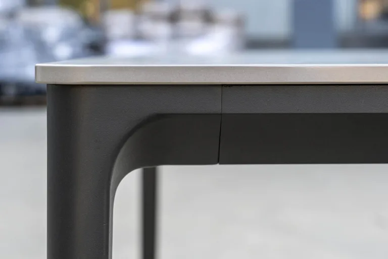 Marra Aluminium Dining table, Outdoor Garden furniture for Irish patio. Furniture for sale in Dublin 14. The Outdoor Scene best garden center Ireland. Commercial buy